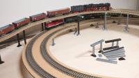 Modelleisenbahn Trasse 3D-Druck Gleise Stützen H0 Wendel Bauelemente