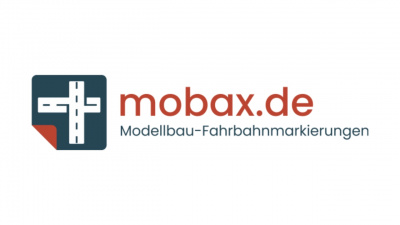 mobax.de Modellbau-Fahrbahnmarkierungen Modelleisenbahn-Zubehör Diorama-Zubehör