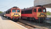 Ungarn Balatonfüred Diesellokomotiven MÁV M41 Csörgö
