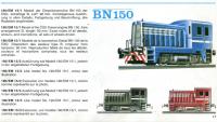 GÜTZOLD PIKO Diesellokomotive BN 150 der CSD in H0 Katalog 1978