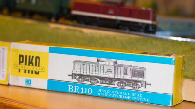 PIKO BR 110 V 100 Original-Verpackung der H0-Modelle der 1970er und 1980er Jahre
