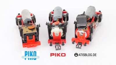 PIKO Tender-Dampflokomotive BR 80 Junior Motor-Vergleich DDR analog digital