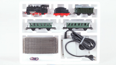 PIKO Junior Schlepptender-Dampflokomotive Startset DDR 1980er Jahre mit Donnerbüchsen