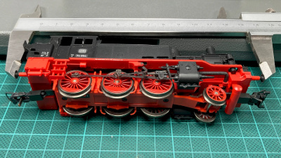 TRIX Dampflokomotive DB 74 854 H0 LüP Messs