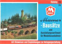 Mamos Bausätze Katalog von 1973 1974 Gebäude-Bausätze