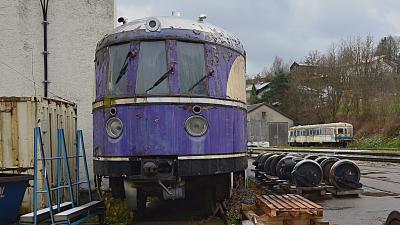 Schnelltriebwagen SVT 137 234 im aktuellen Zustand Rettungsaktion