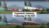 YouTube Eisenbahn Videos Zugverkehr Salzburg Freilassing 1044 Fan