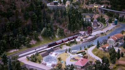 Hans Peter Porsche Traumwerk in Anger Berchtesgadener Land Spielzeugmuseum H0 Modellbahn