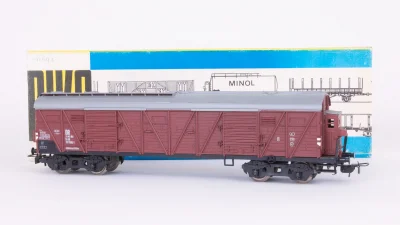 PIKO gedeckter Güterwagen mit Bremserhaus in H0 Bauart GG 15 Artikel 5-6405-01 OVP