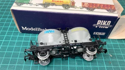 PIKO Zementsilowagen Uce H0 DDR Waggon SNCF Räder oxidieren