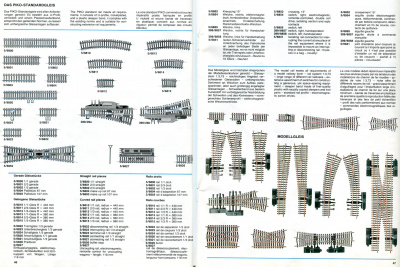 PIKO Katalog 1978 Gleise Standard Gleis Modell Gleis H0
