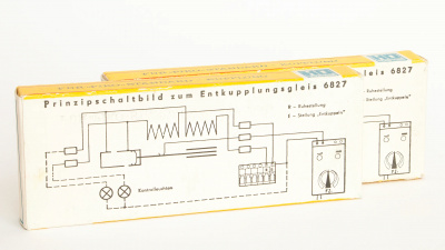 PIKO Standardgleis elektrisches Entkupplungsgleis H0 Hohlprofil Schaltplan