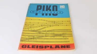 PIKO Modellbahn Modelleisenbahn Gleispläne Gleisplanbroschüre H0